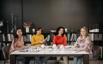 Small Businesses and Entrepreneurs seating around a table