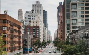 new city street buildings