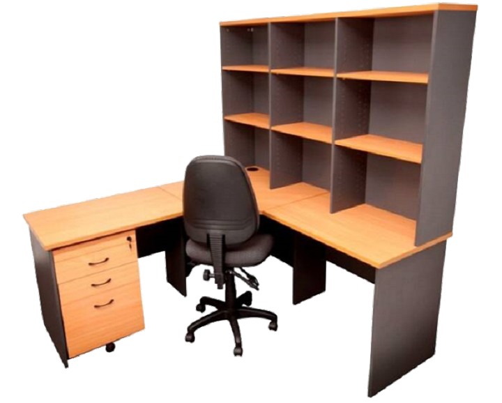 Stylish Office Furniture bookcase and a chair