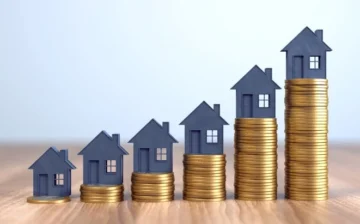 logos of homes on top of coins