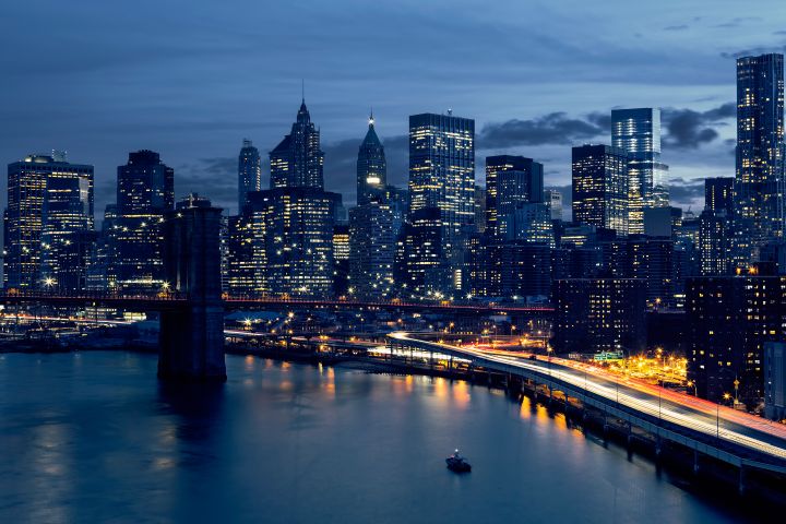 New York City at night
