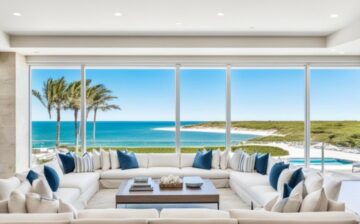 Beautiful house with a view of the beach