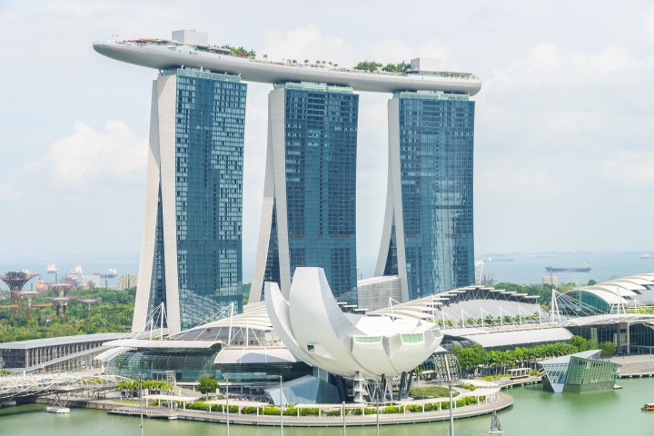 marina bay sand building singapour