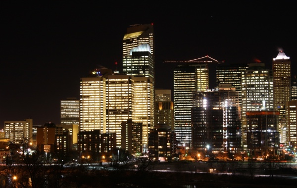 Winnipeg at night