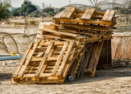 wooden pallets