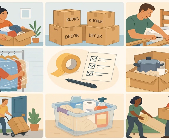 packing materials and boxes