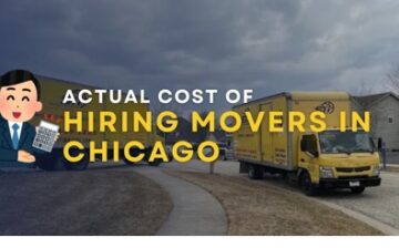 yellow moving truck in chicago